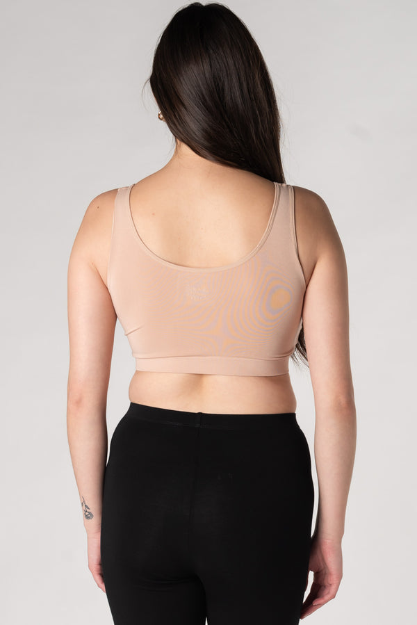 Essential Bamboo Bralette - Beige - Essential Bamboo Bralette - Beige