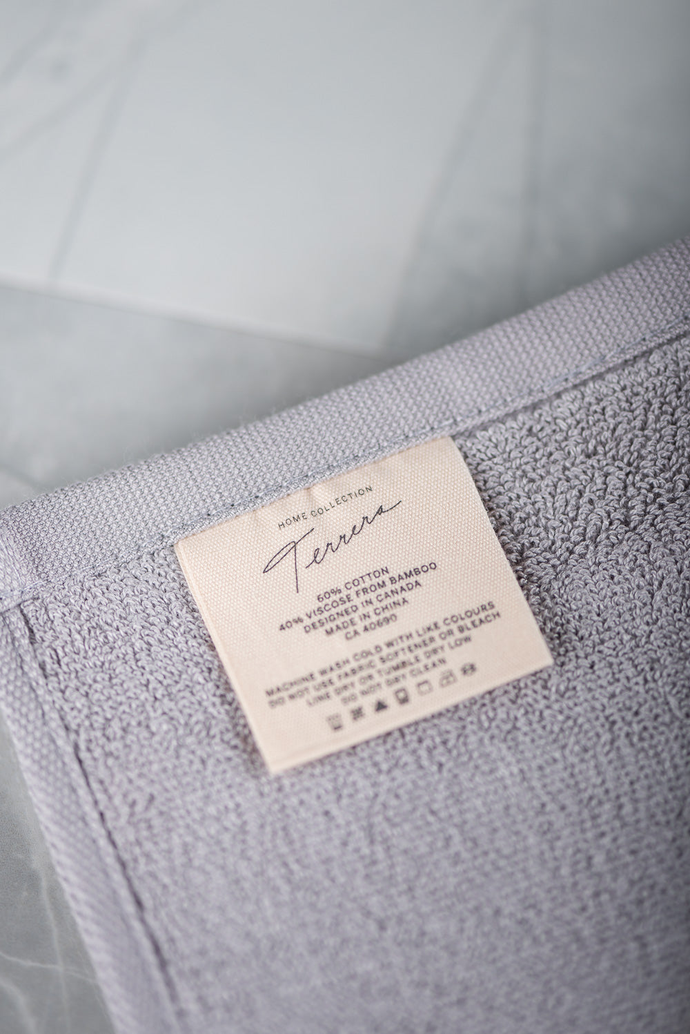 terrera womens grey organic cotton and bamboo towels canada