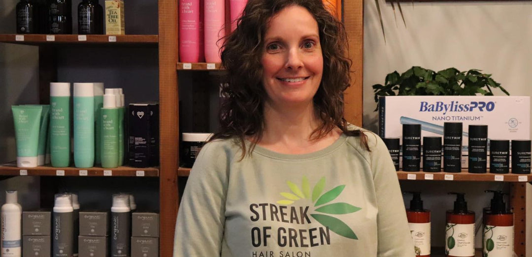 Streak of Green hair salon; Terrera's 2024 Earth Award Winner