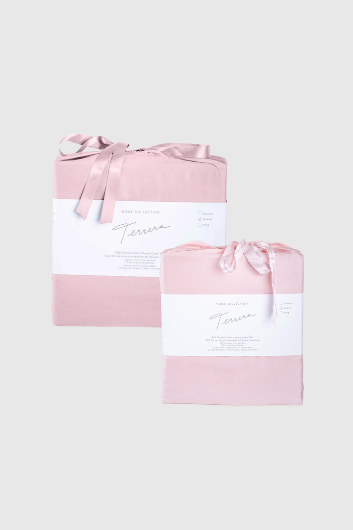 Bedding Upgrade Bundle (Pale Rose)