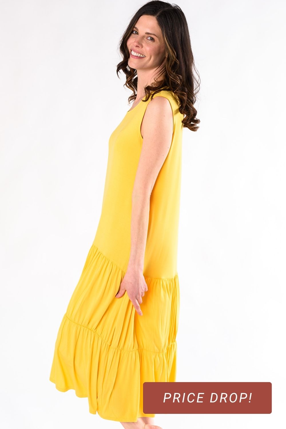 Allison Bamboo Maxi Dress - Marigold