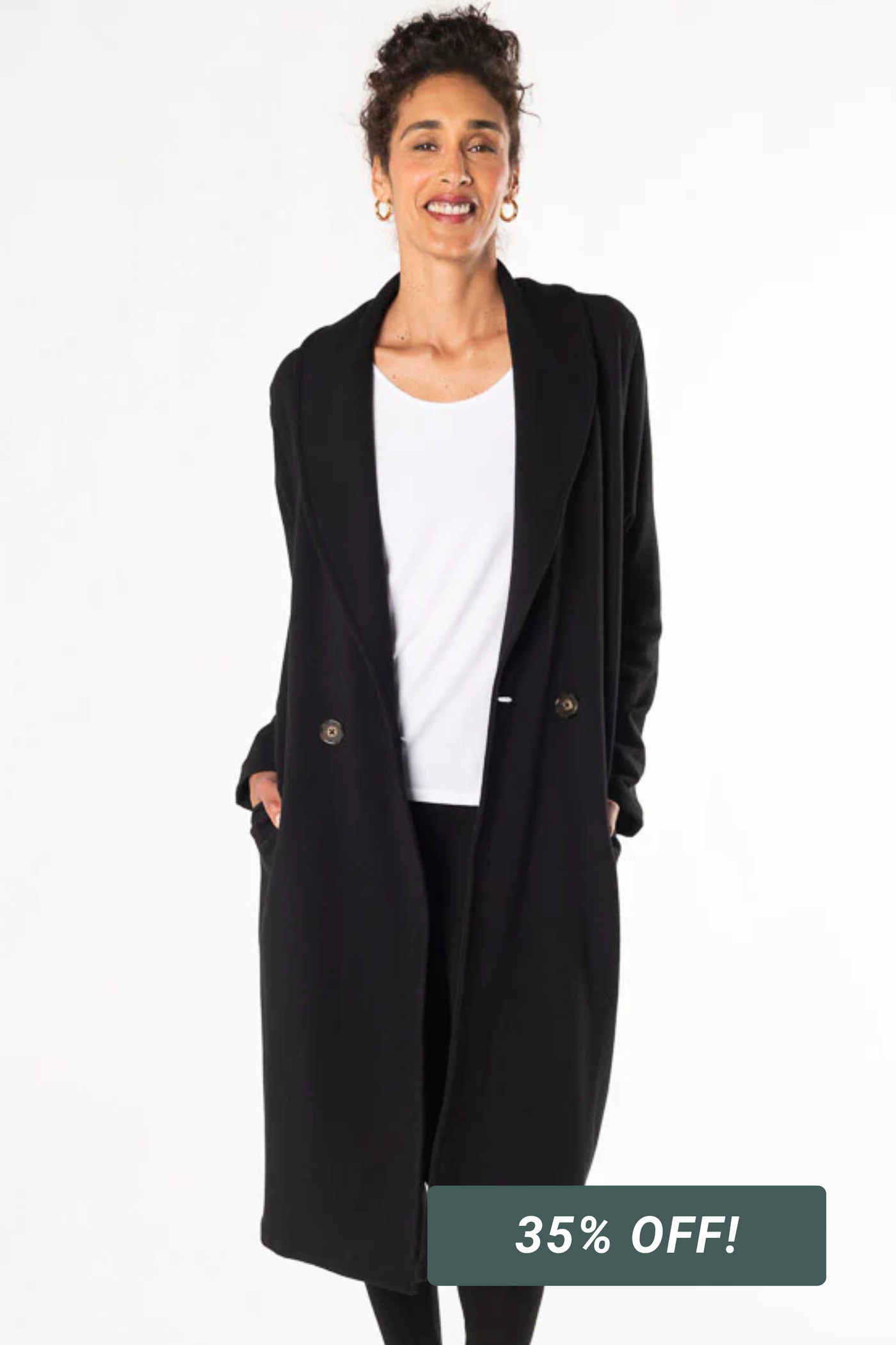 Sophie Bamboo Fleece Jacket - Black