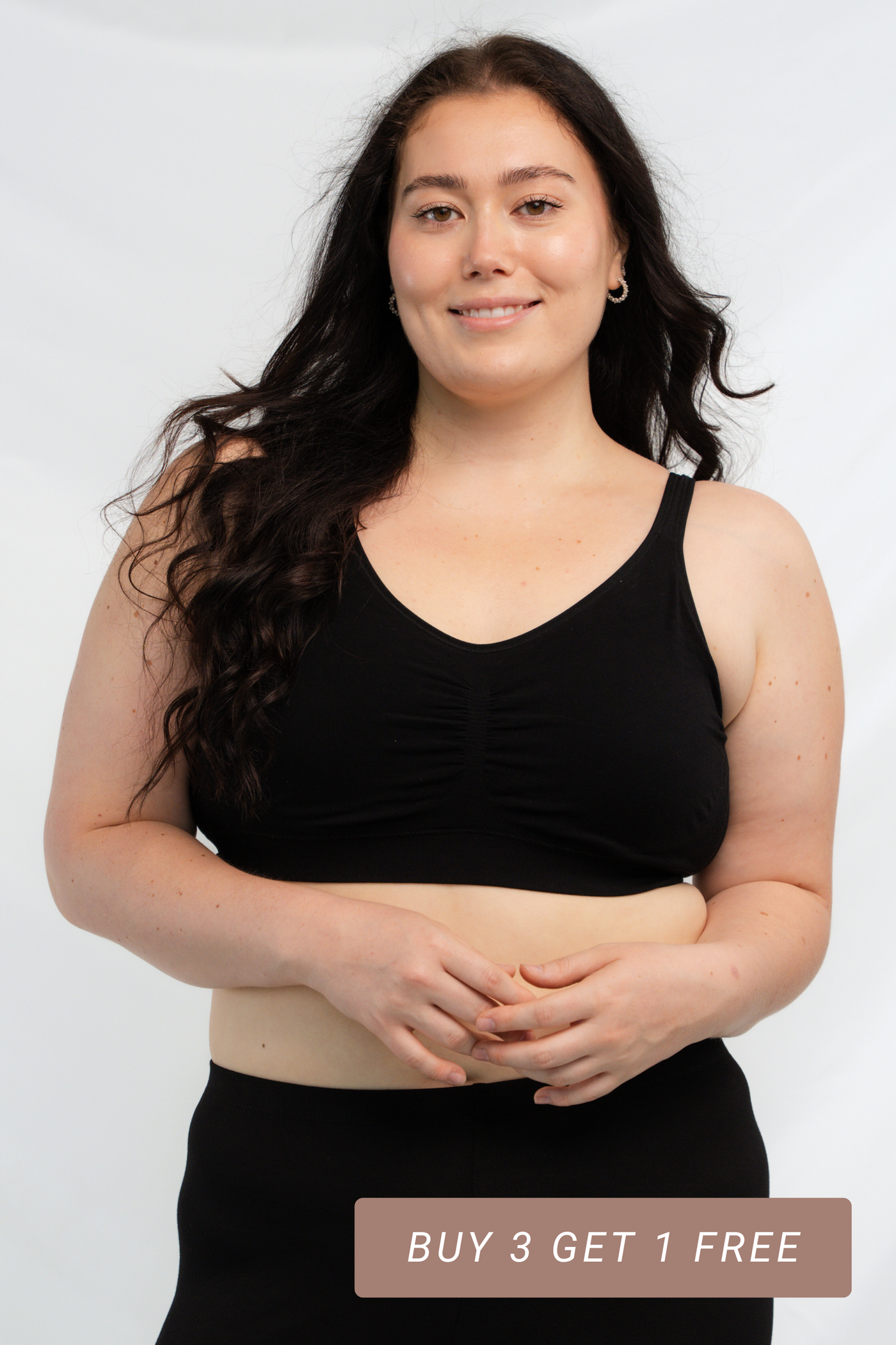 Everyday Bamboo Bralette - Black