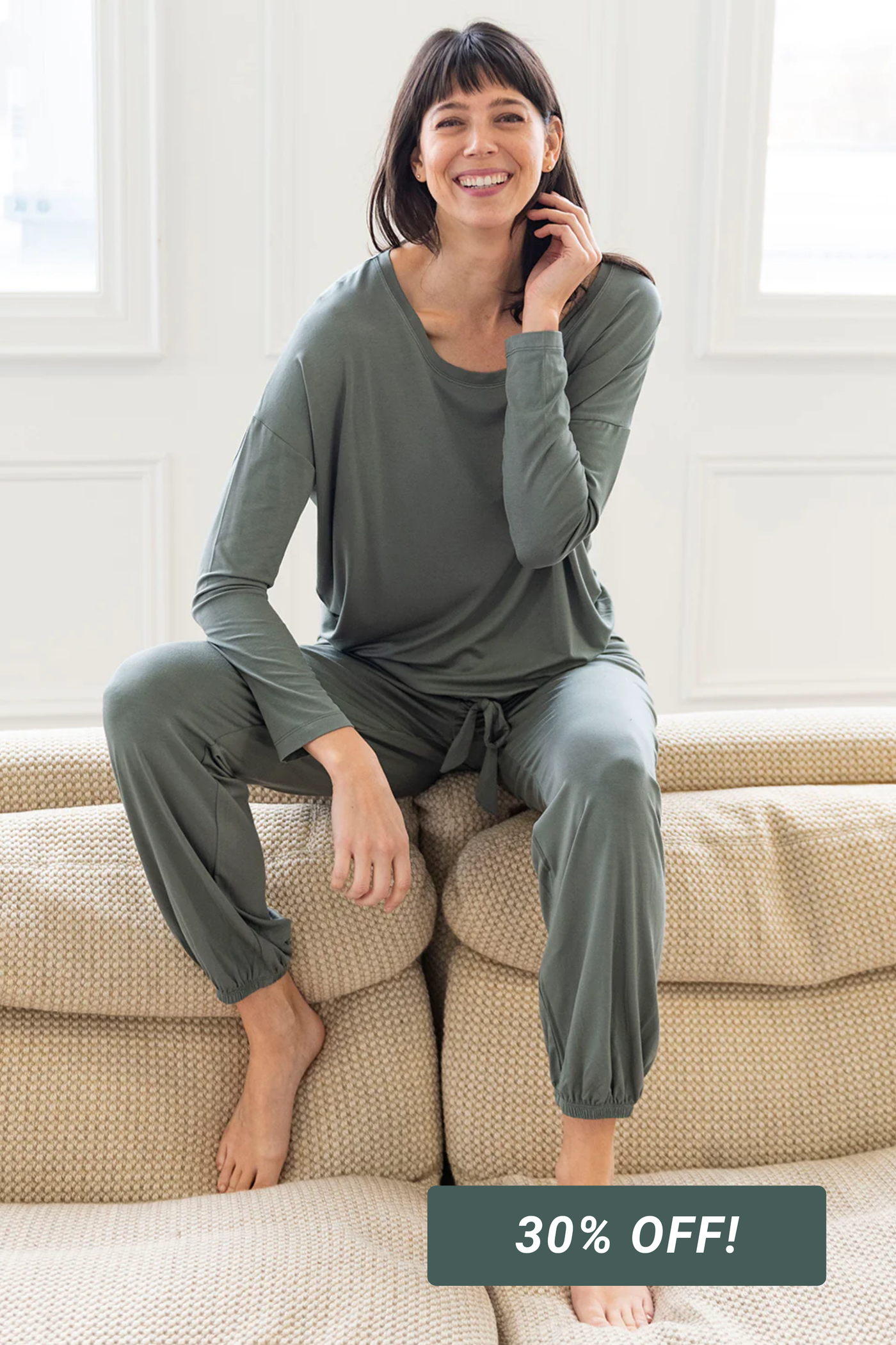 Snuggle-Up Bamboo Lounge Set - Seagrass