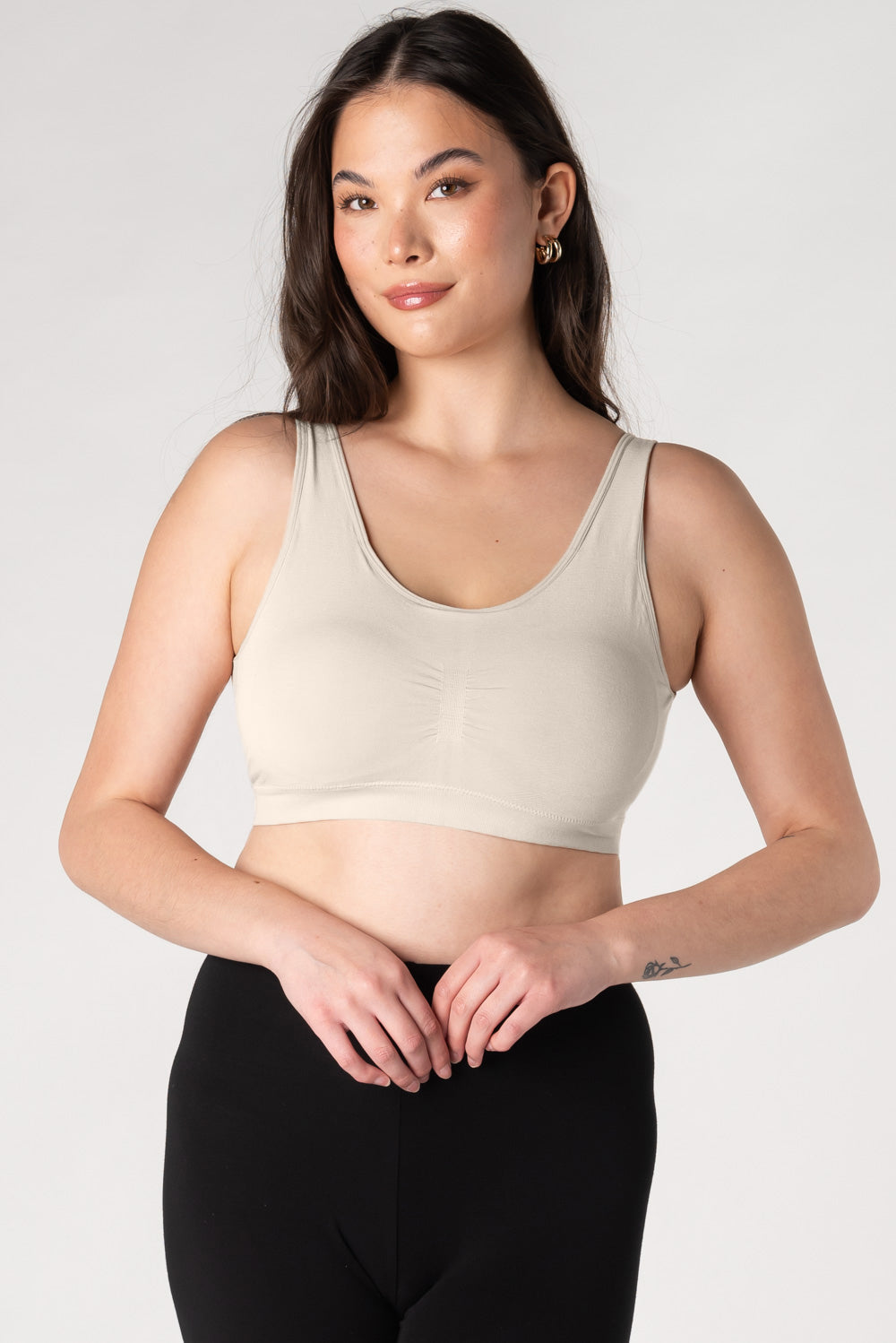 Essential Bamboo Bralette - Cream