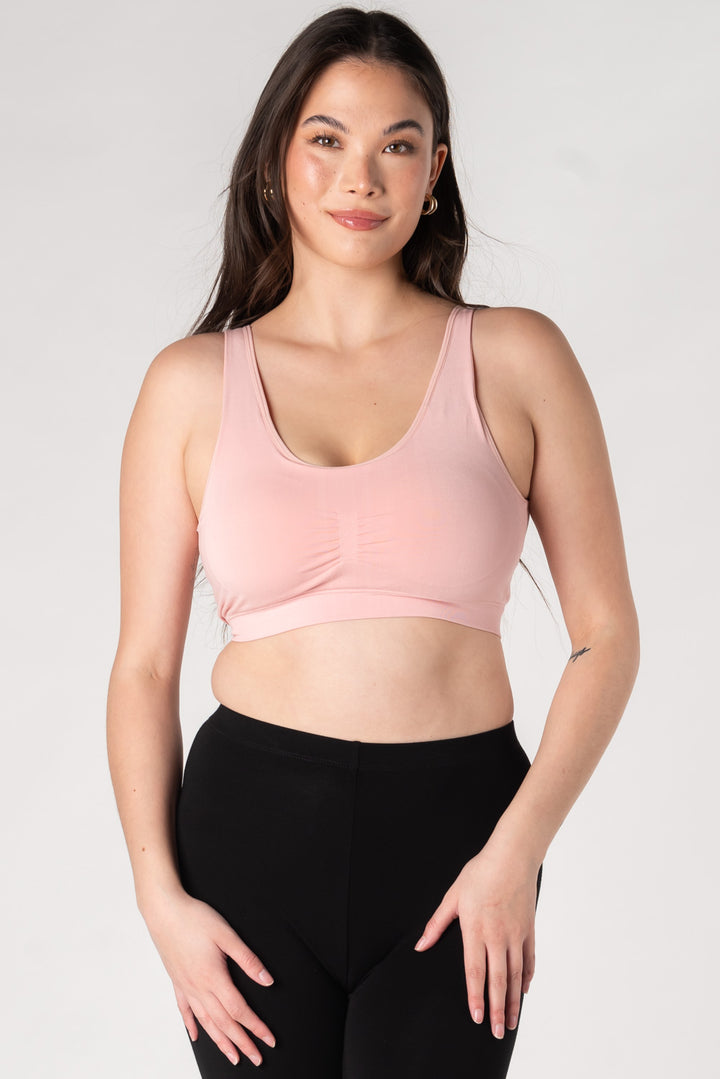 Essential Bamboo Bralette - Pink - Terrera