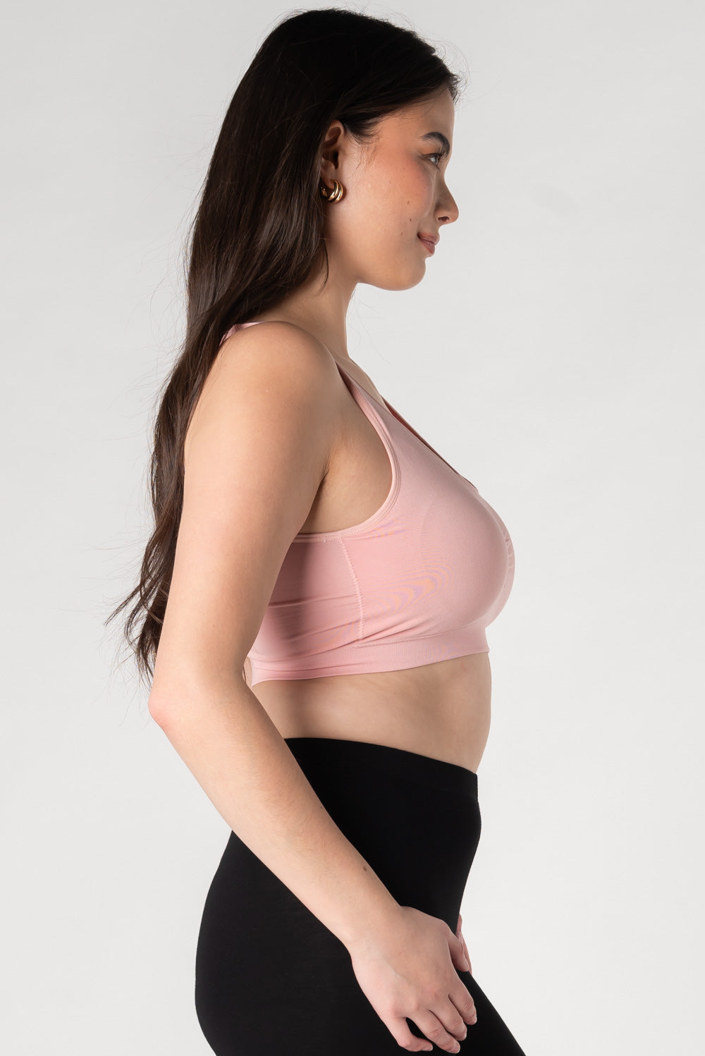 Essential Bamboo Bralette - Pink - Terrera