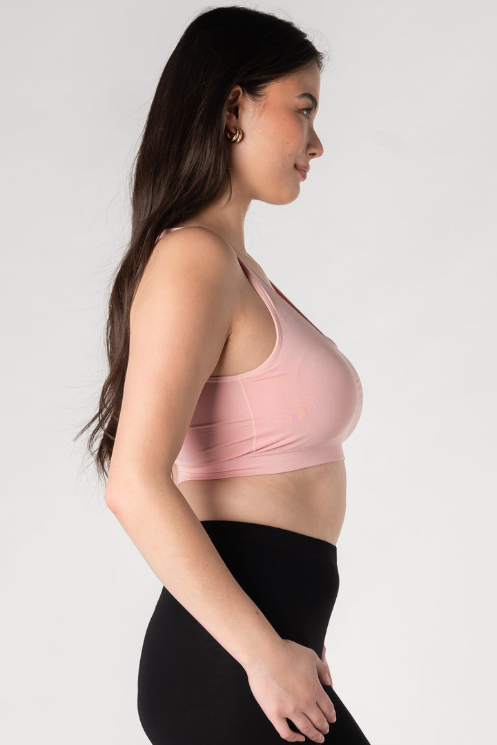 Essential Bamboo Bralette - Pink - Terrera