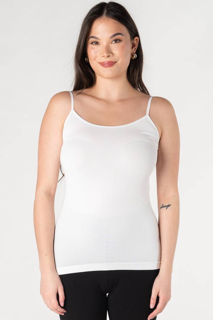 Essential Bamboo Cami - White - Terrera
