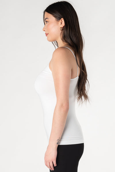 Essential Bamboo Cami - White