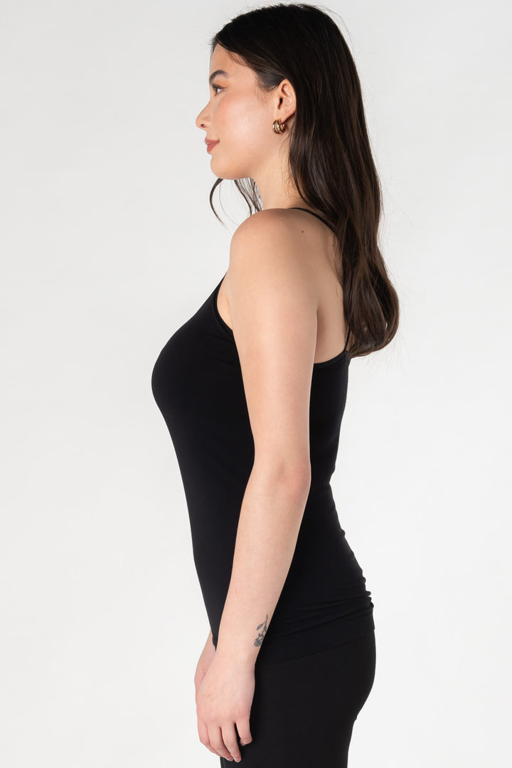 Essential Bamboo Cami - Black - Terrera