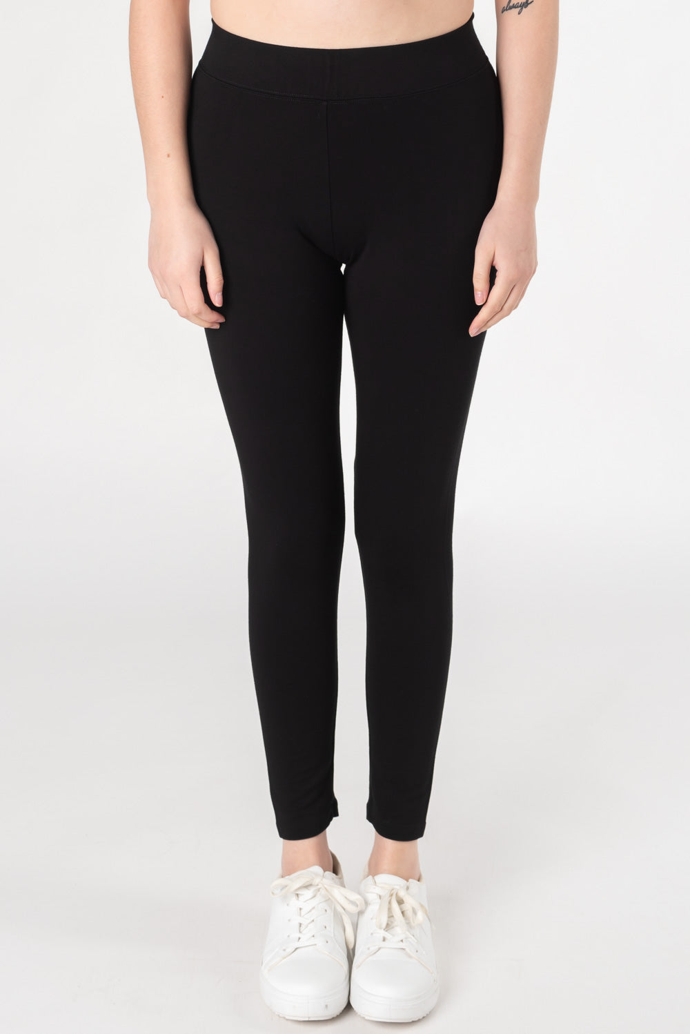 Terry Bamboo Leggings - Black