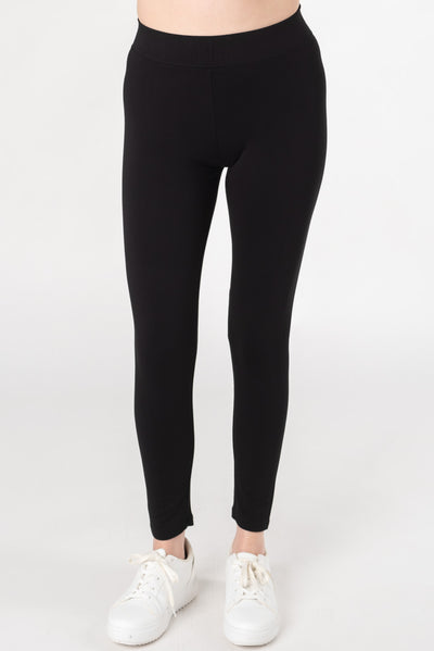 Terry Bamboo Leggings - Black