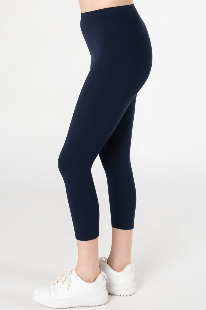 Suri Capri Bamboo Leggings - Ink - Terrera