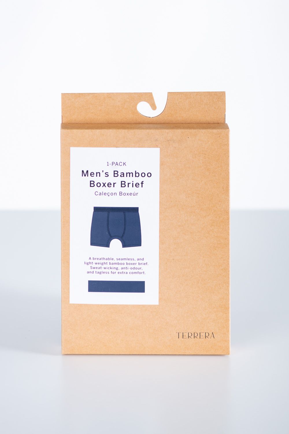 Men's Bamboo Boxer Brief - Ink