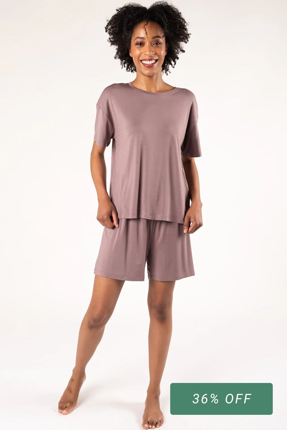 Fable Bamboo Lounge Set - Mauve Taupe