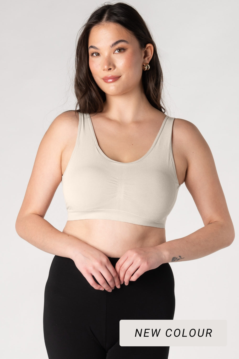 Essential Bamboo Bralette - Cream