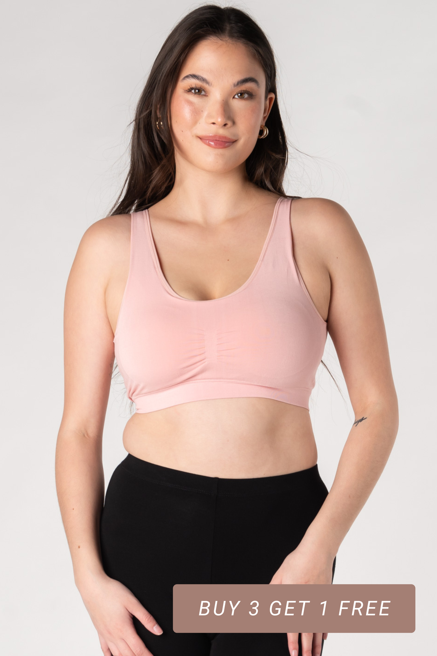 Essential Bamboo Bralette - Pink