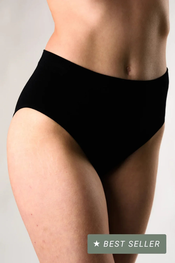 2-Pack Full Brief Bamboo Underwear - Black - Terrera