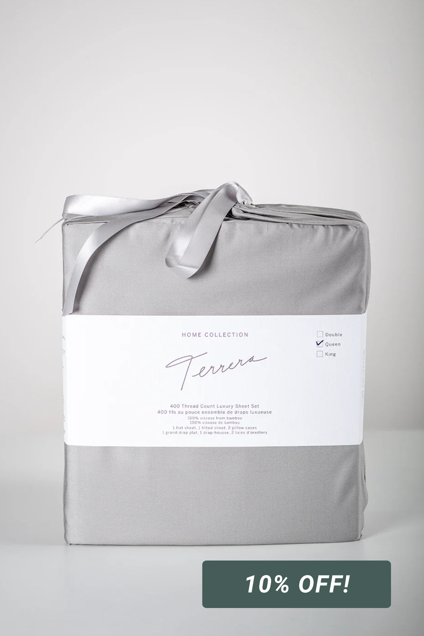 Bamboo Sheet Set - Grey