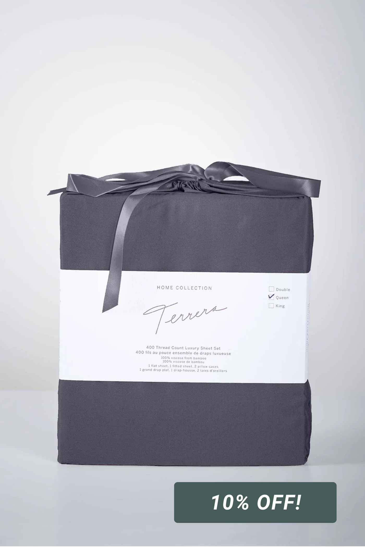 Bamboo Sheet Set - Charcoal