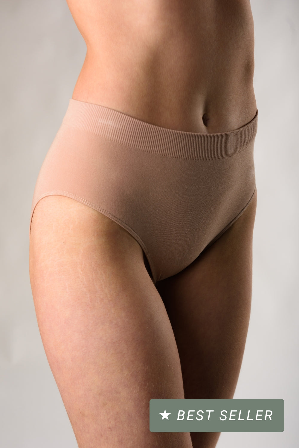 2-Pack Full Brief Bamboo Underwear - Beige