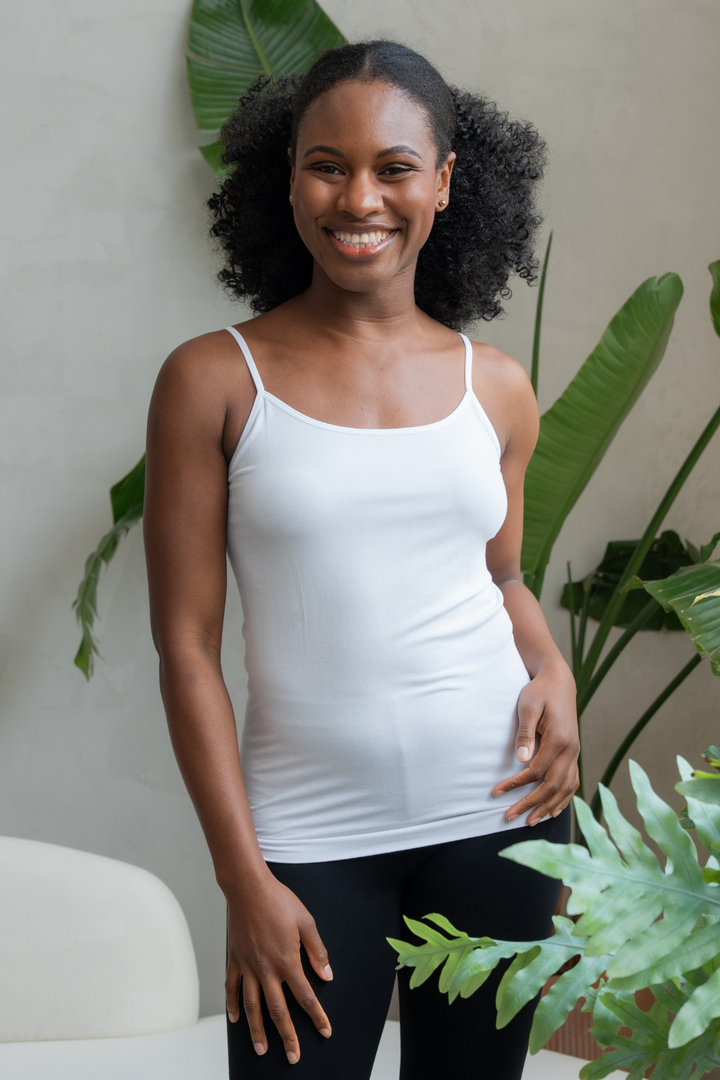 Essential Bamboo Cami - White