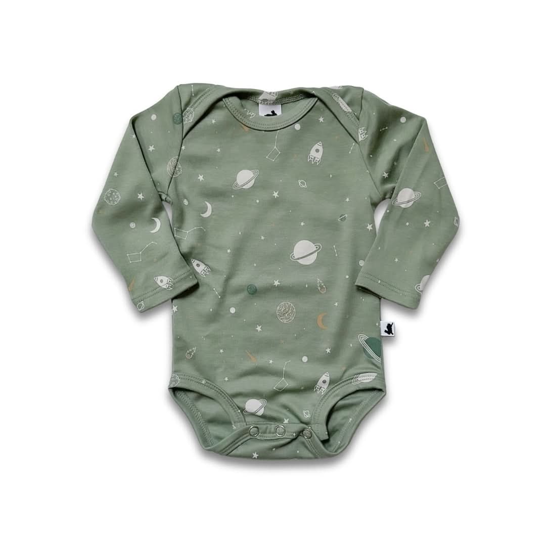 Bamboo Baby Long-Sleeved Bodysuit | Twilight Grove