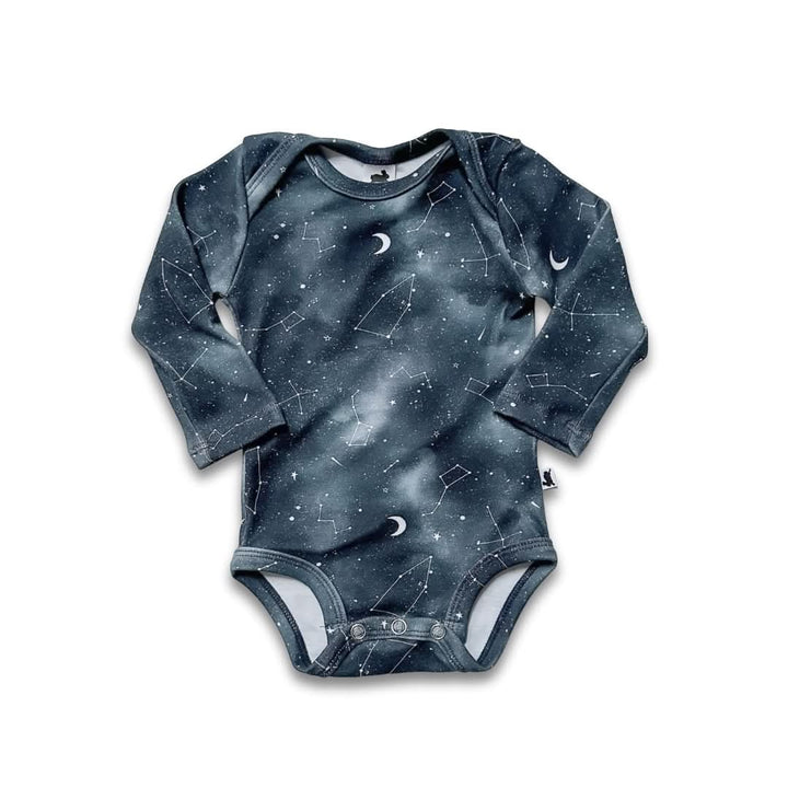 Bamboo Baby Long-Sleeved Bodysuit | Outer Space