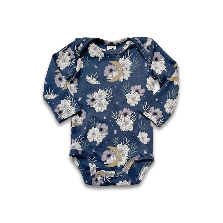 Bamboo Baby Long-Sleeved Bodysuit | Night Sky