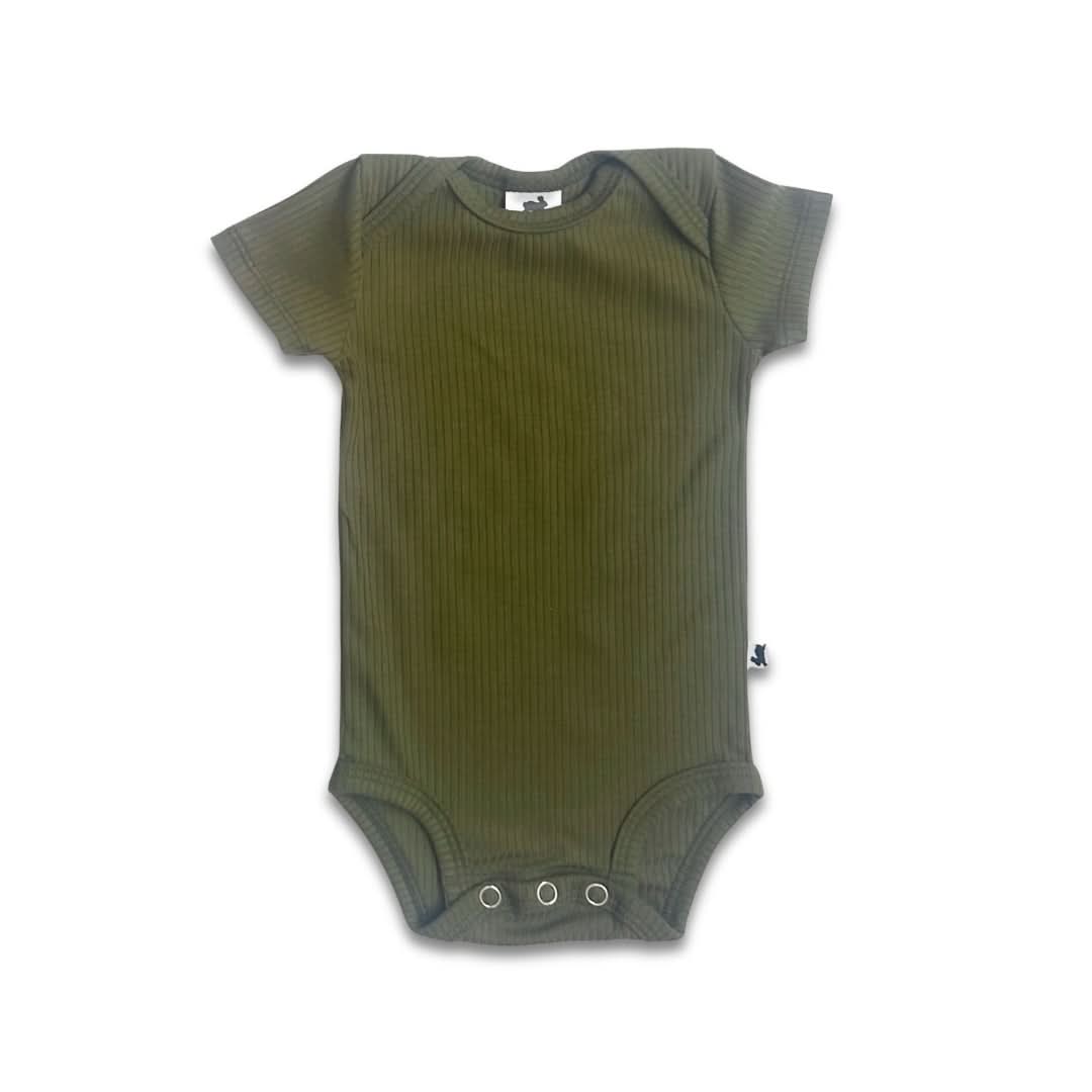 Baby Bamboo Bodysuit | Palm Fronds