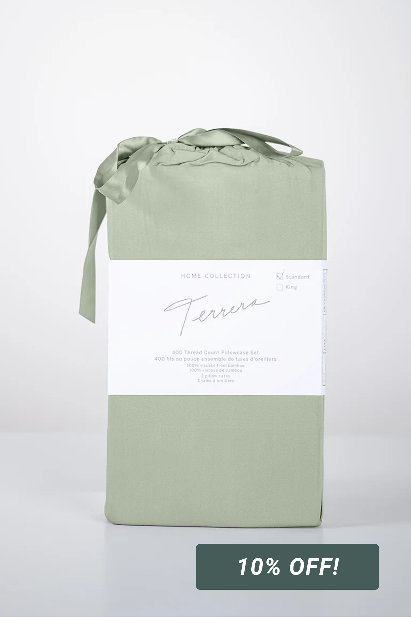 Bamboo Pillowcase Set - Desert Sage