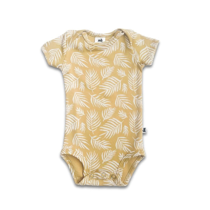 Baby Bamboo Bodysuit | Olive Rib