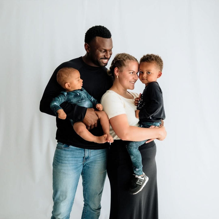 Bamboo Baby Long-Sleeved Bodysuit | Night Sky