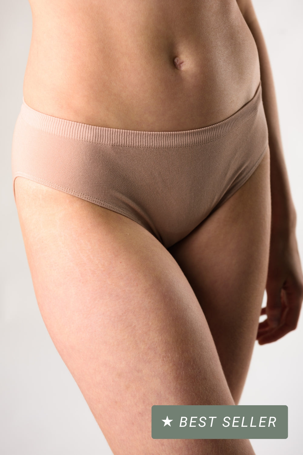 2-Pack Classic Cut Bamboo Underwear - Beige