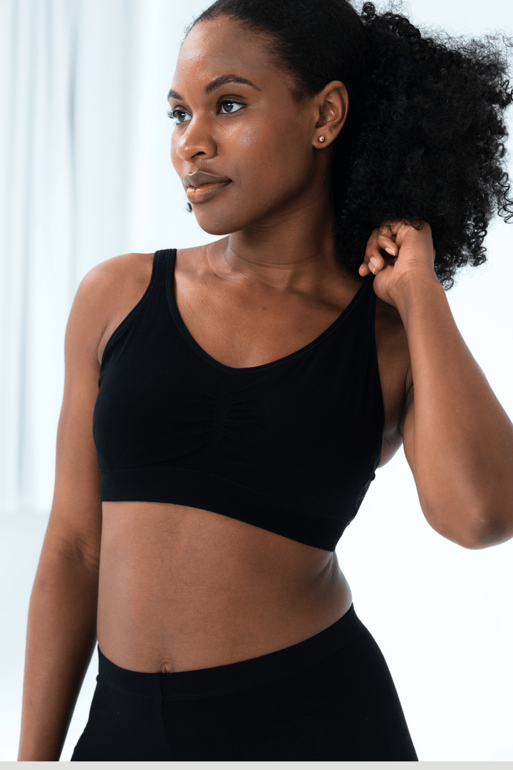 Everyday Bamboo Bralette - Black