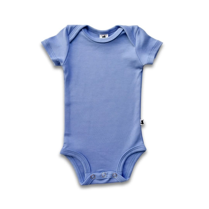 Bamboo Baby Short-Sleeved Bodysuit | Tangerine Crush