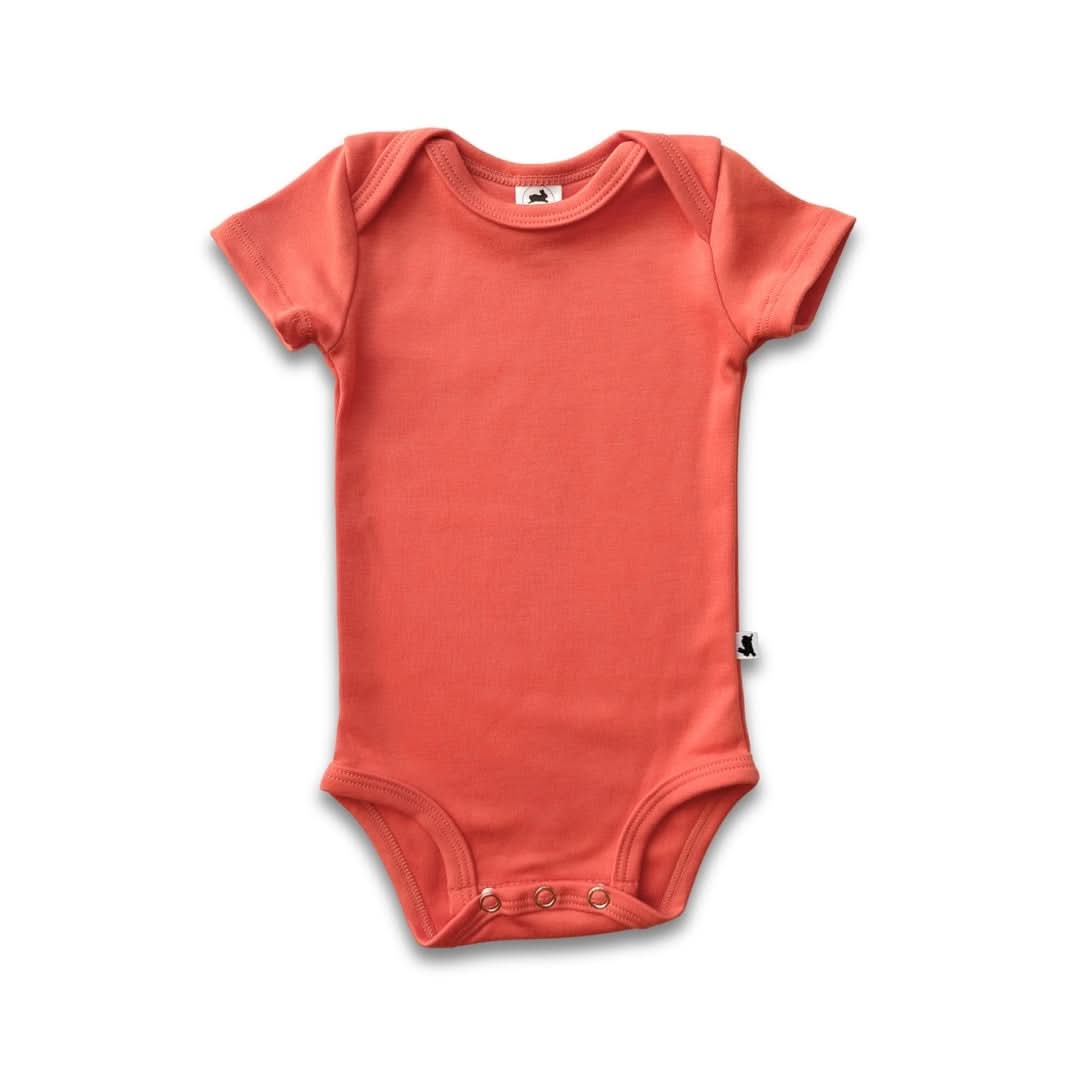 Bamboo Baby Short-Sleeved Bodysuit | Coastal Keepsakes