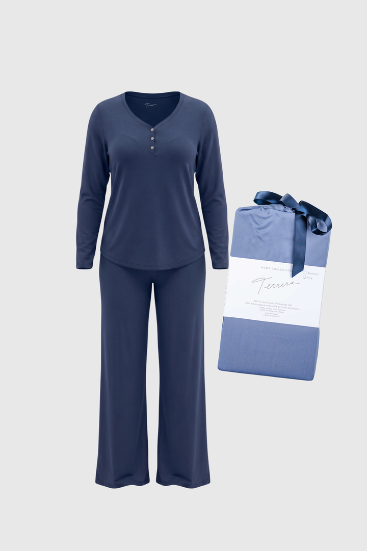 Lounge and Sleep Bundle (Mineral Blue, Steel Blue)
