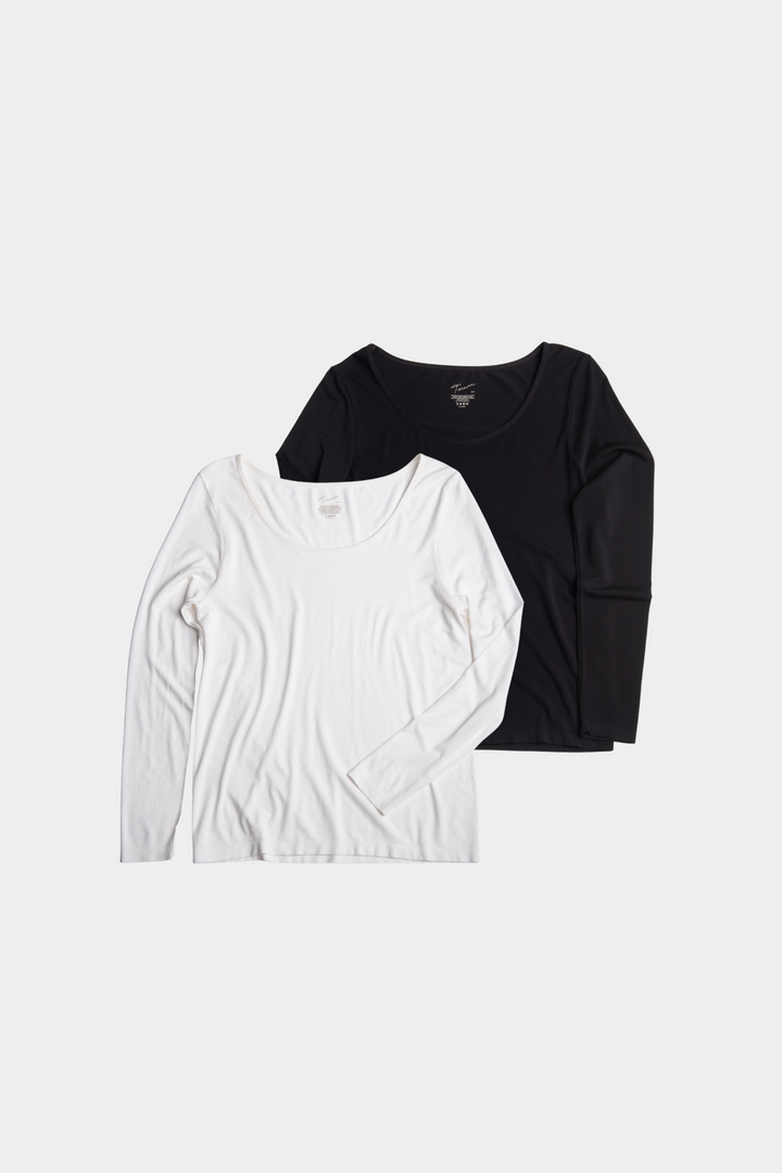 Aurora Long Sleeve Bundle – White + Black