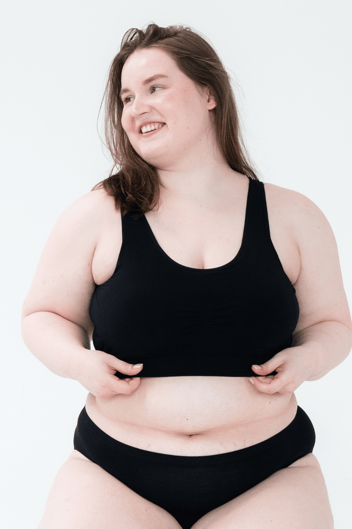 Essential Bamboo Bralette - Black