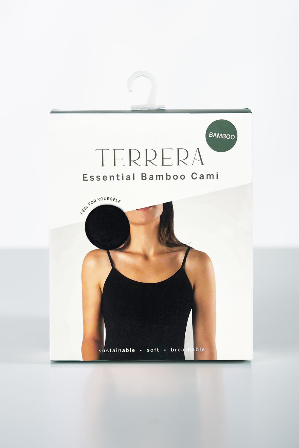 Essential Bamboo Cami - Black - Terrera