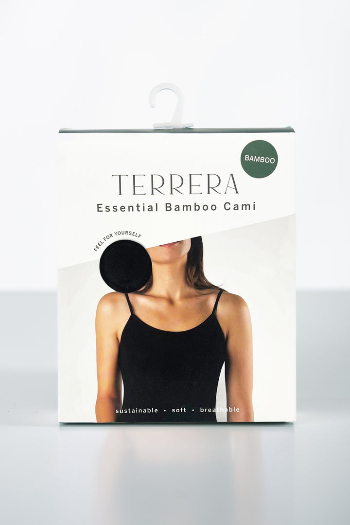 Essential Bamboo Cami - Black - Terrera