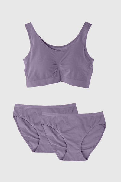 Buy Lyra Women's Non-padded T-shirt Bra 513 Pack Of 2 - Purple online