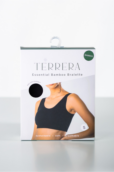 terrera womens black bamboo underwear and bra canada