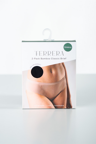 terrera womens black bamboo underwear and bra canada