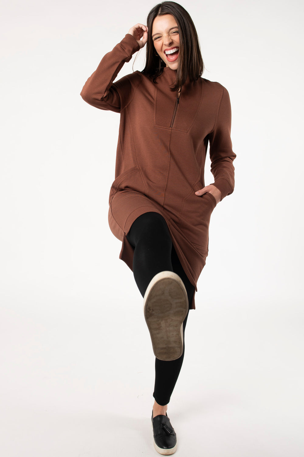 Eco-friendly bamboo dress by Terrera, made from bamboo fabric for a stylish, comfortable, and sustainable fashion choice. 