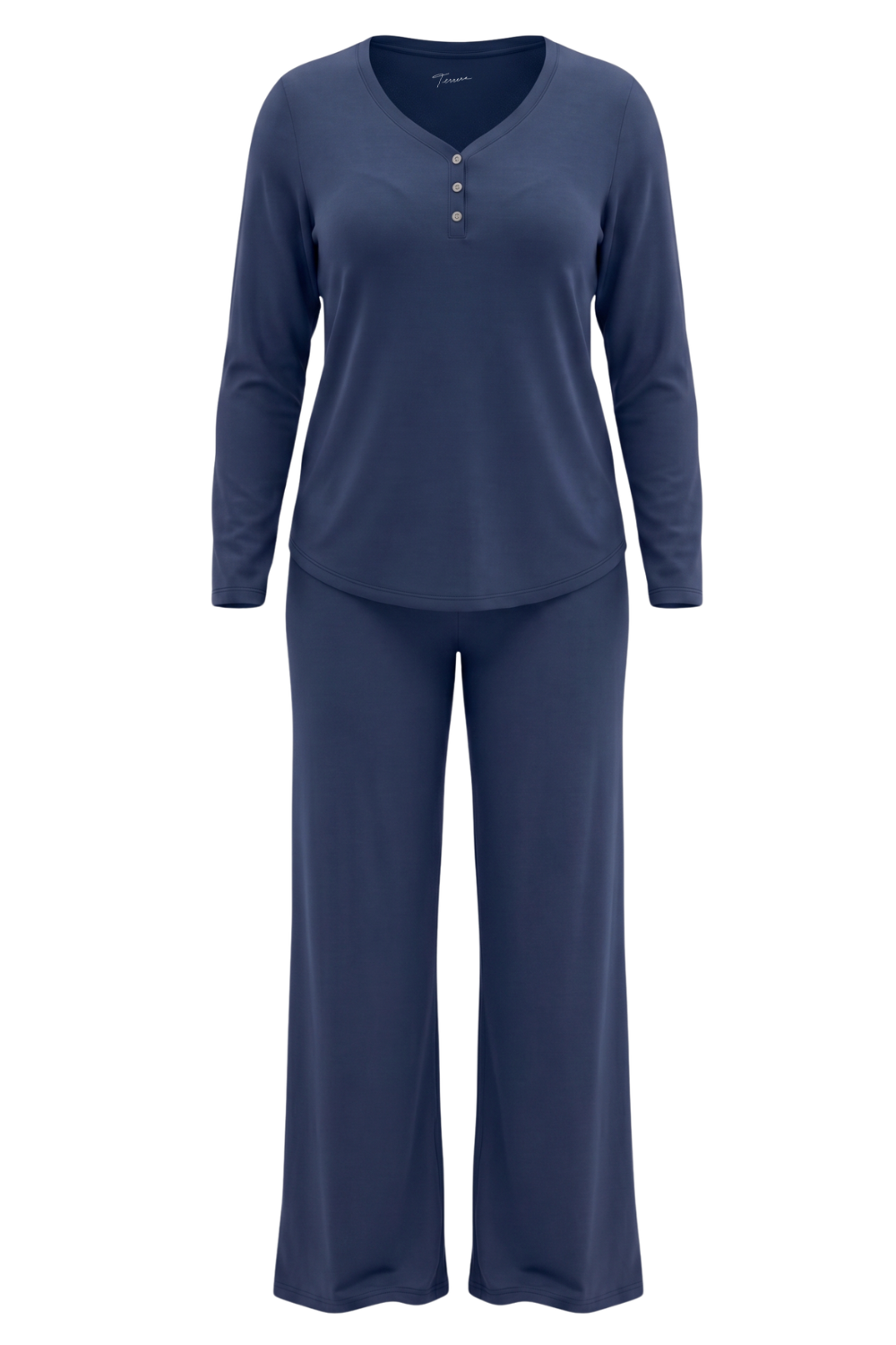 Lola Bamboo Lounge Set - Steel Blue