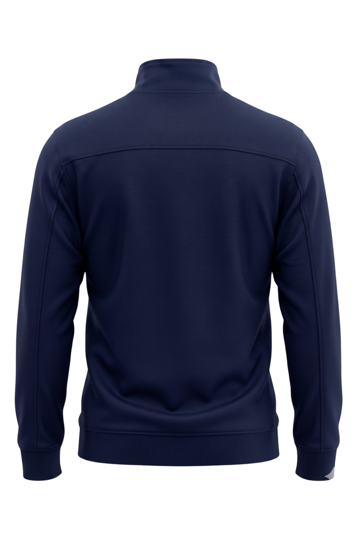CozySoft Luca Bamboo Quarter Zip Sweatshirt - Navy Blue