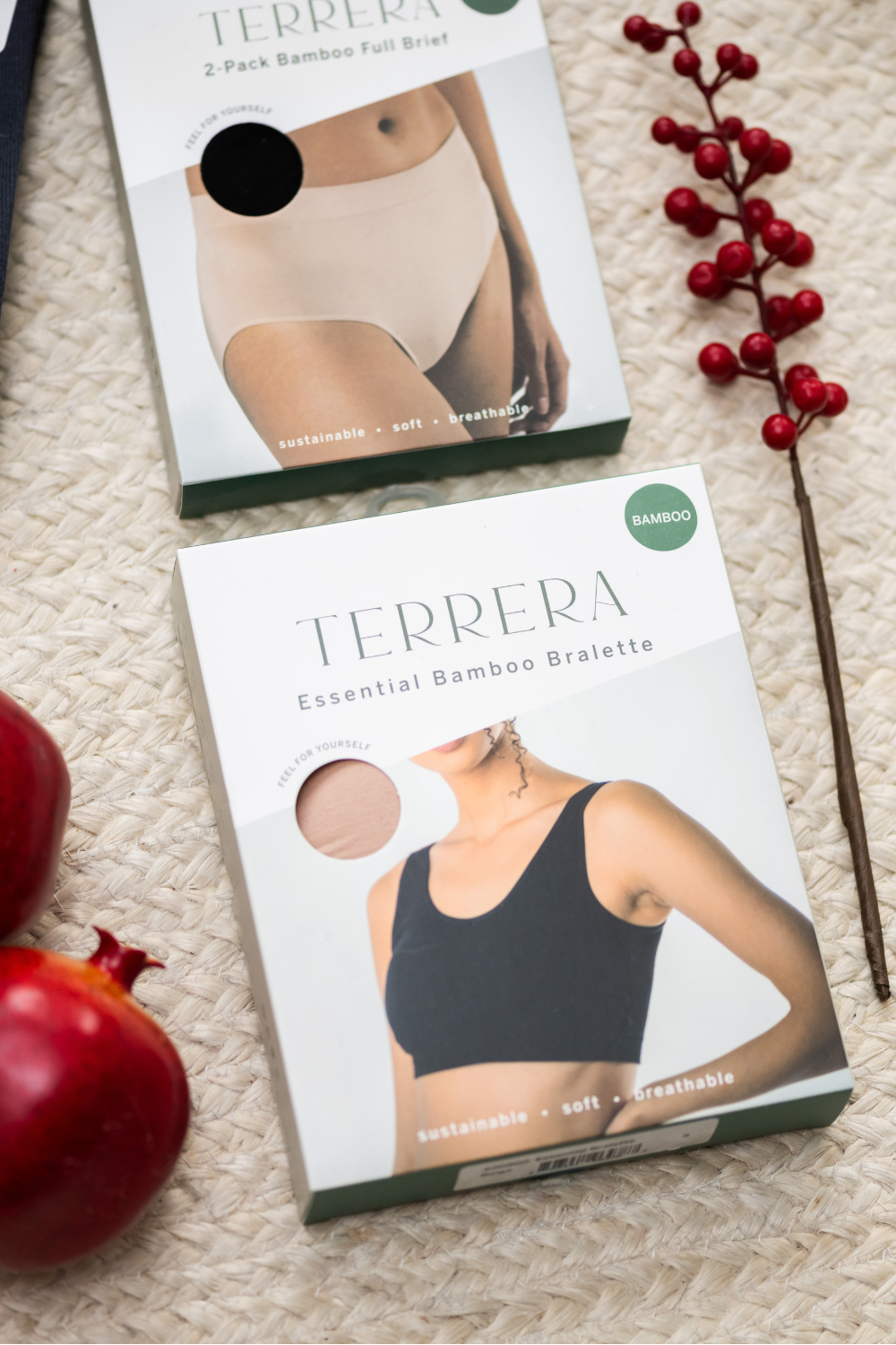 Essential Bralette and Classic Cut Underwear - Beige